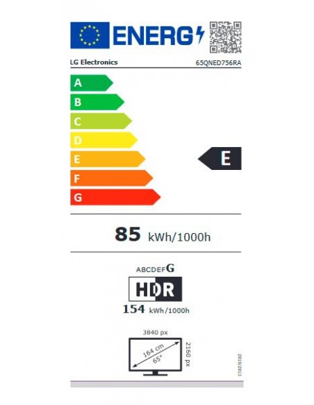 TV LED - LG 65QNED756RA, 65 pulgadas,...
