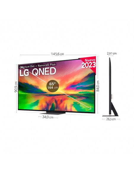 TV LED - LG 65QNED826RE, 65 pulgadas,...