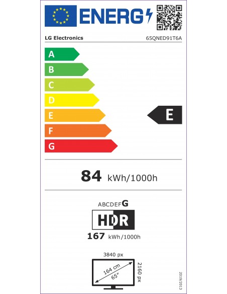 TV MiniLED - LG 65QNED91T6A, 4K,...