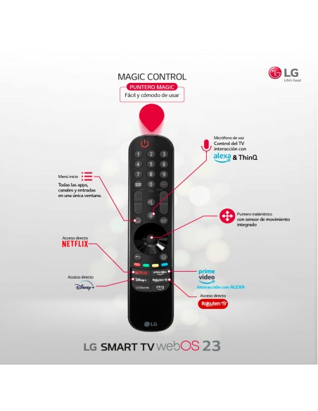 TV LED - LG 65UR91006LA, 65 pulgadas,...