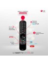 TV LED - LG 65UR91006LA, 65 pulgadas, UHD 4K, Procesador α5 4K Gen6, HDR10 / Dolby Digital Plus, Magic Remote
