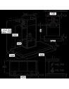 Campana Decorativa - Electrolux LFT769X, 90 cm, Negro