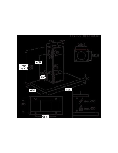 Campana Isla - Electrolux LFI769X, 90...