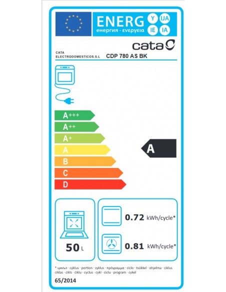 Horno Multifunción - Cata CDP 780 AS...