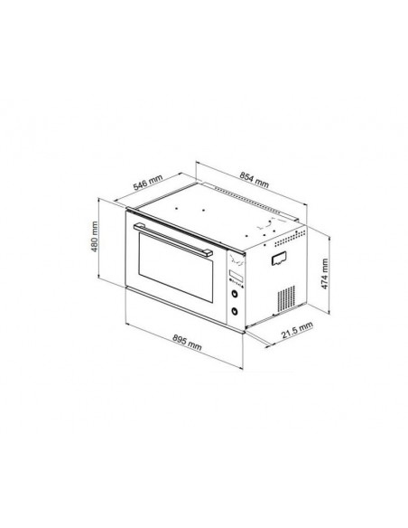 Horno Multifunción - Cata CMD 9208 BK...