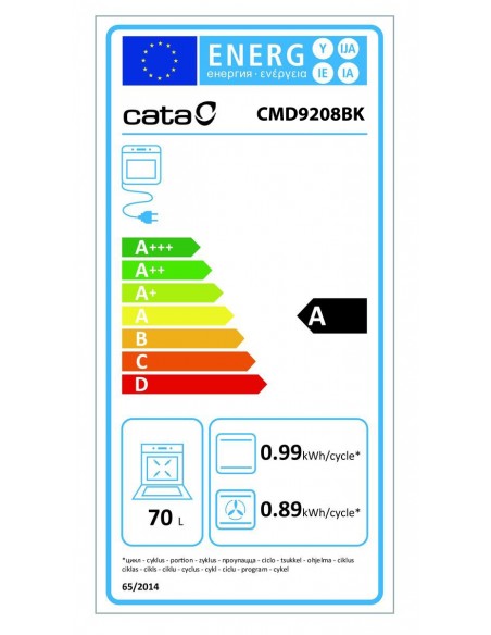 Horno Multifunción - Cata CMD 9208 BK...