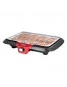 Barbacoa Eléctrica  - Ufesa BB7640, 2300 W, 38x24 cm, Acero, Negro