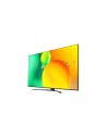 TV LED - LG  75NANO766QA, 75 pulgadas, NanoCell 4K, Procesador a5 Gen 5 con IA, Magic Remote
