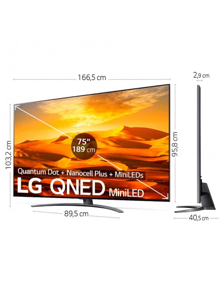 TV Mini LED - LG 75QNED916QE, 75...