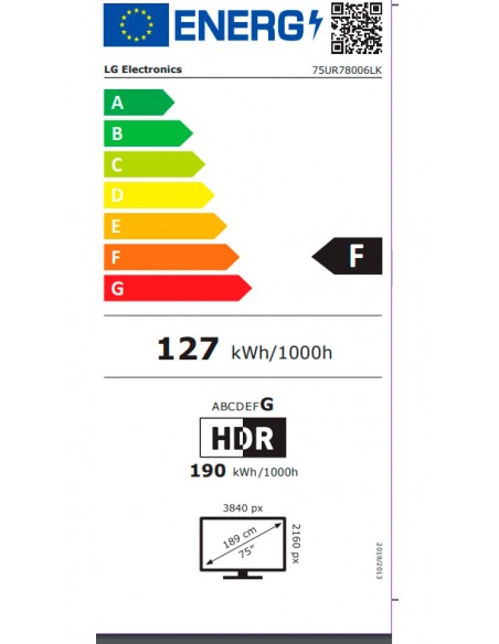 TV LED - LG 75UR78006LK, 75 pulgadas,...
