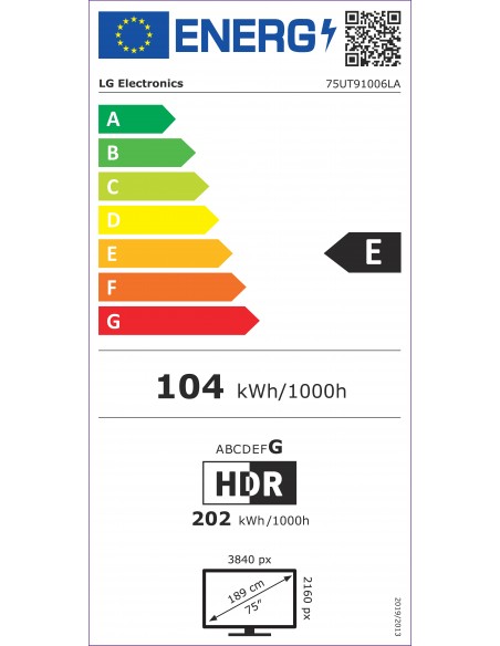 TV LED - LG 75UT91006LA, 75", 4K, IA,...