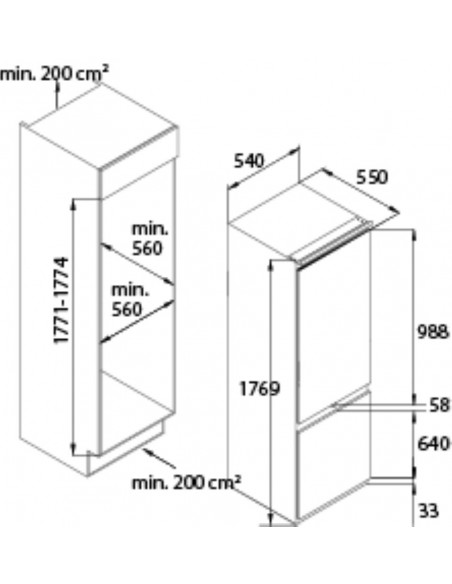 Combi Integrable - CATA CI 54177 NFC,...