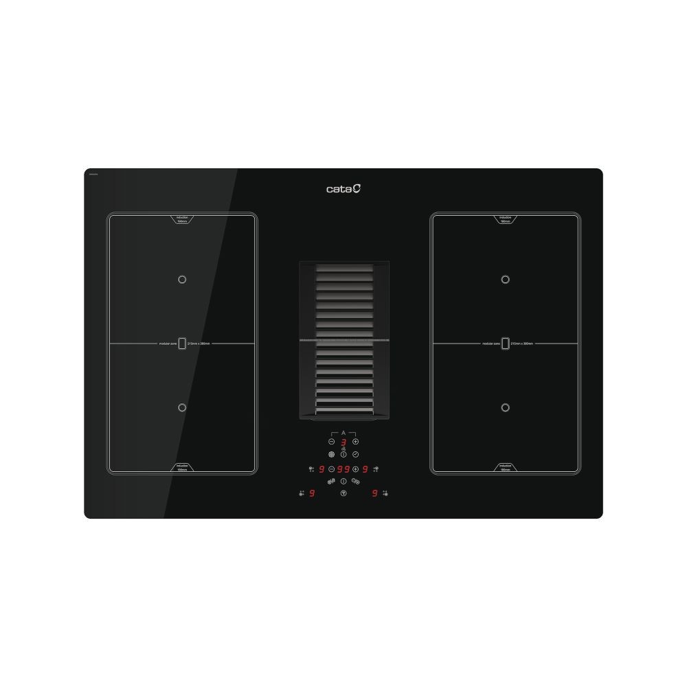 Cata – Placa inducción Cata extractor integrado – AS750/B E-TECH2.