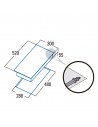 Placa Modular Gas - Cata SCI 3002 BK Gas