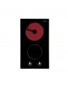 Placa Modular Vitrocerámica -  Cata VI302, 2 Zonas, 30 cm, Negro