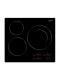 Placa Inducción - Cata INSB 6028 BK, 3 zonas de cocción, Negro