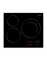 Placa Inducción - Cata INSB 6028 BK, 3 zonas de cocción, Negro