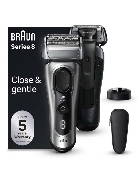 Afeitadora - BRAUN 8517S, Resistente...