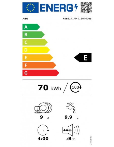 Lavavajillas 45 cm Integrable - AEG...
