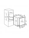 Lavavajillas Integrable - AEG FSE63307P 911384151, 42 dB, 12 servicios