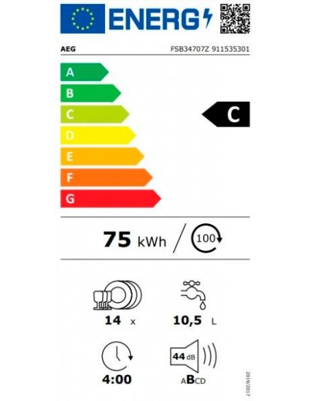 Lavavajillas Integrable 60 cm. -  AEG...