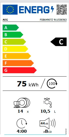 Etiqueta de Eficiencia Energética - 911536563