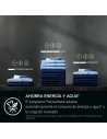 Lavadora Libre Instalación - AEG LFR7304L4B, Vapor, Blanco, 11Kg, 1400 rpm, Eficiencia A, Vapor