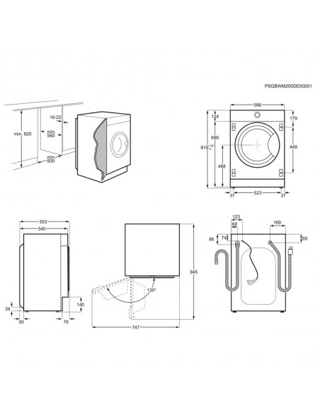Lavadora Integrable - Electrolux...