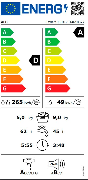 Etiqueta de Eficiencia Energética - 914610327