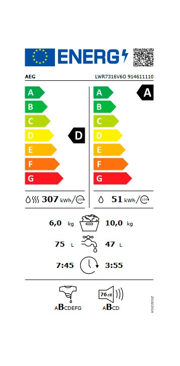 Etiqueta de Eficiencia Energética - 914611110