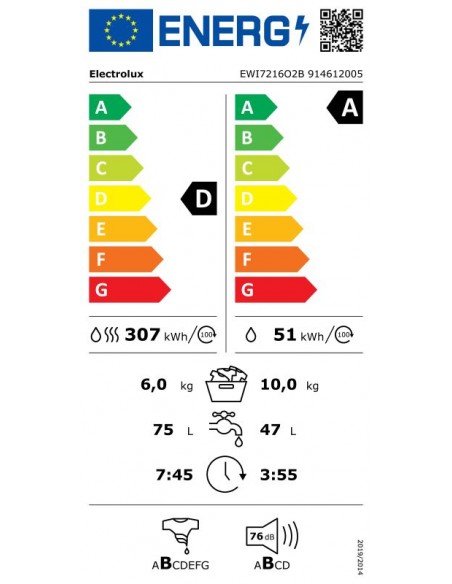 Lavadora Secadora - ELECTROLUX...