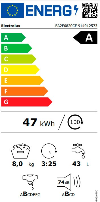 Etiqueta de Eficiencia Energética - 914912573