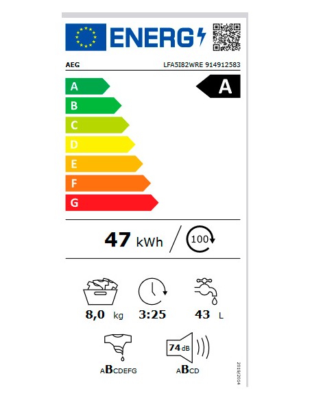 Lavadora Libre Instalación -  AEG...