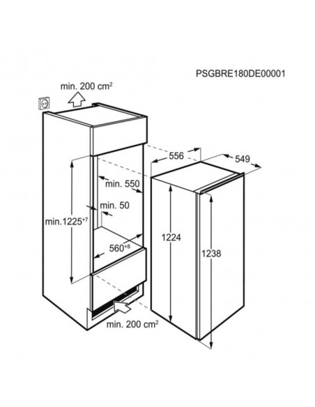 Congelador Integrable - AEG TAB7N12EF...