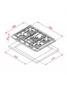 Placa Gas - Teka EX7015GAIALDR Nat, 5 zonas