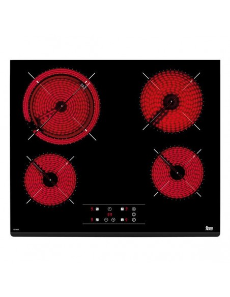 Placa Vitrocerámica - Teka TZ6420, 4...