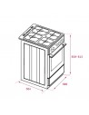 Cocina Gas - Teka FS5024GGWH Gas, Blanco