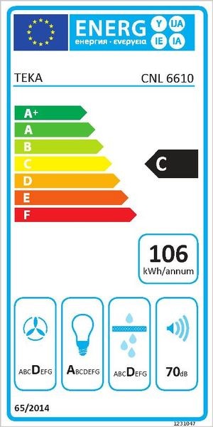 Etiqueta de Eficiencia Energética - 40436830