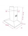 Campana Decorativa - Teka DSS985, 90 cm, Inox