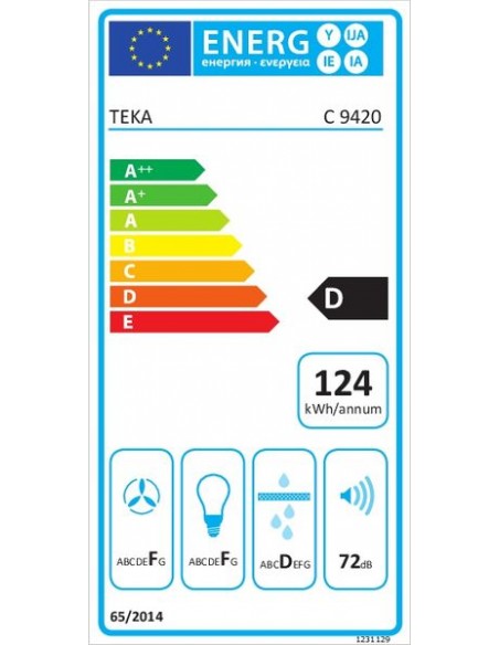 Campana Convencional - Teka C9420, 90...
