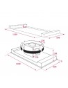 Campana Isla - Teka DHT1285 Techo 120cm, Inox