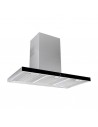 Campana Decorativa - Teka DLH986T, Inox+Negro, 90 cm