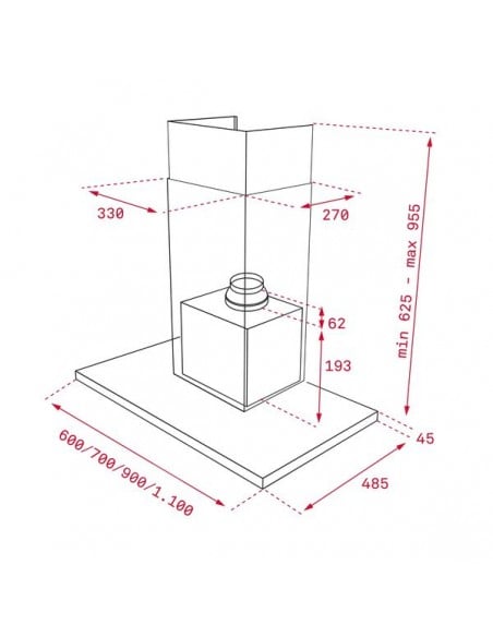 Campana Decorativa - Teka DLH986T,...