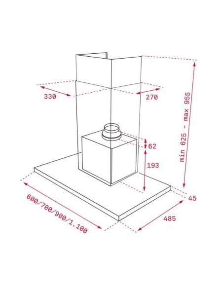 Campana Decorativa - Teka DLH1186T,...