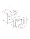 Microondas Integrable - Teka MS620BIS, Inox