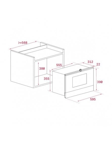 Microondas Integrable - Teka MS622BI,...