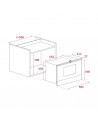 Microondas Integrable - Teka MS622BI, Inox22L