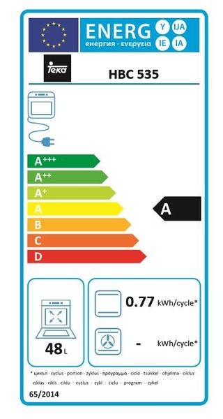 Etiqueta de Eficiencia Energética - 41531010