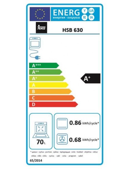 Horno Multifunción - Teka HSB630,...