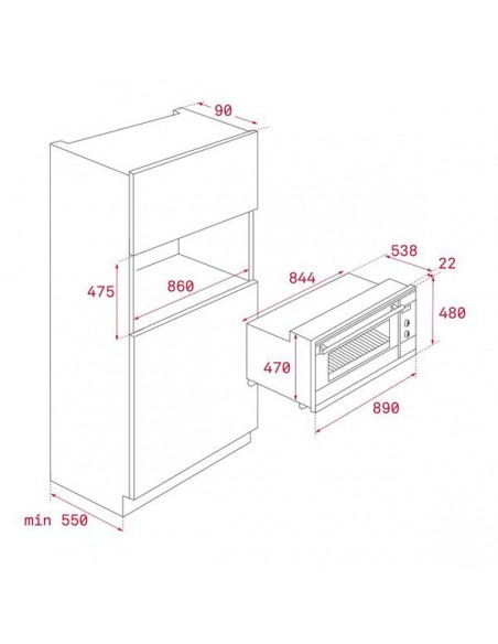Horno Multifunción - Teka HLF940,...